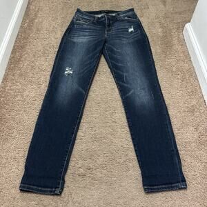 Judy Blue Dark Blue Straight Leg Jeans